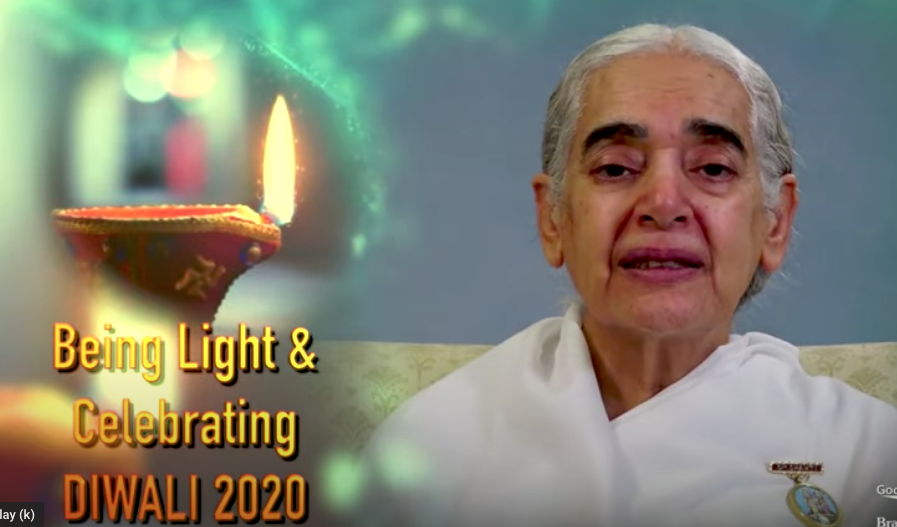 Diwali 2020 Wishes By BK Jayanti Didi 